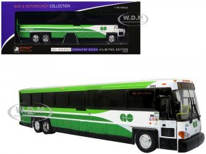 MCI D4500CT Commuter Coach Bus Metrolinx GO Transit Ontario White and Green The Bus & Motorcoach Collection