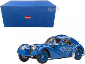 1938 Bugatti Type 57SC Atlantic with Metal Wire-Spoke Wheels Blue