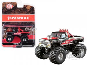 1974 Ford F-250 Monster Truck Firestone Black and Red ACME Exclusive