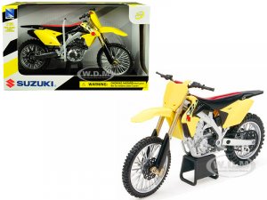 Suzuki RM-Z450 Yellow  Motorcycle Model by New Ray