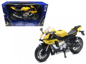 2016 Yamaha YZF-R1 Yellow Motorcycle Model by New Ray