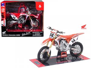Honda Racing Team CRF450R Cole Seely #14 Motorcycle Model  by New Ray