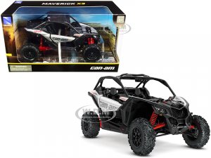 CAN-AM Maverick X3 ATV Hyper Silver and Red