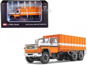 1970 Chevrolet C65 Grain Truck Orange and White