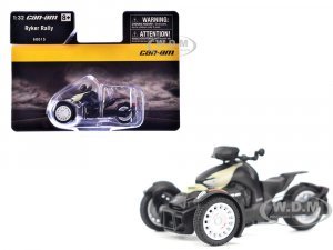 Can-Am Ryker Rally 3-Wheel Motorcycle Sand Storm and Black