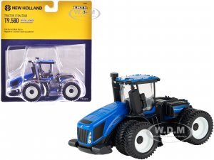 New Holland T9.580 Tractor with Dual Wheels Blue