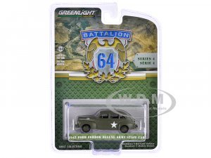 1942 Ford Fordor Deluxe Army Staff Car Matt Olive Green Battalion 64 Series 4