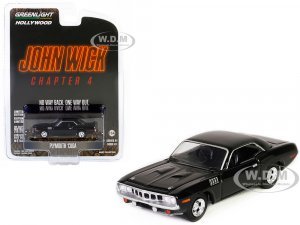 Plymouth Barracuda Black John Wick: Chapter 4 (2023) Movie Hollywood Series Release 41