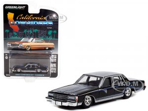 1987 Chevrolet Caprice Lowrider Custom Black with Graphics California Lowriders Release 1
