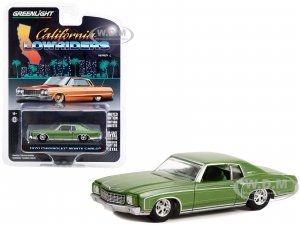 1970 Chevrolet Monte Carlo Green Metallic with Green Interior California Lowriders Series 2