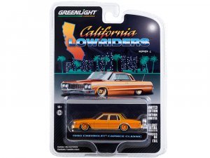 1990 Chevrolet Caprice Classic with Continental Kit Custom Kandy Orange California Lowriders Release 2