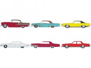 California Lowriders Set of 6 pieces Release 3