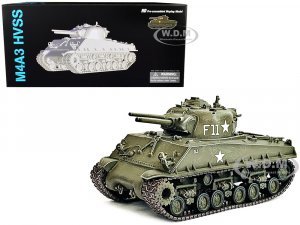 United States M4A3 HVSS POA-CWS-H5 Flamethrower Tank Olive Drab F11 Korea (1951) NEO Dragon Armor Series 1/72 Plastic Model by Dragon Models