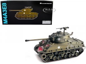 United States M4A3E8 Sherman Tiger Face Tank Olive Drab 89th Tank Battalion Korea (1951) NEO Dragon Armor Series 1/72 Plastic Model by Dragon Models