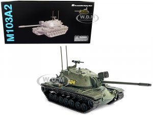 United States M103A2 Heavy Tank D24 Olive Drab NEO Dragon Armor Series 1/72 Plastic Model by Dragon Models