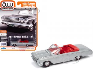 1962 Chevrolet Impala SS 409 Convertible Satin Silver Metallic with Red Interior Vintage Muscle