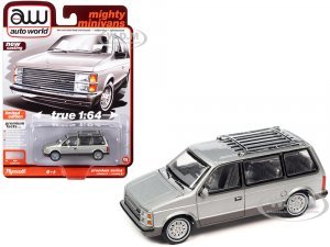 1985 Plymouth Voyager Minivan Radiant Silver Metallic with Roofrack Mighty Minivans