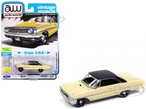 1964 Ford Galaxie 500 XL Sunshine Yellow with Black Top Vintage Muscle Series