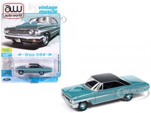 1964 Ford Galaxie 500 XL Dynasty Green Metallic with Black Top Vintage Muscle Series