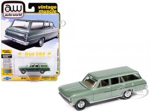 1963 Chevrolet II Nova 400 Wagon Laurel Green Metallic Vintage Muscle Series