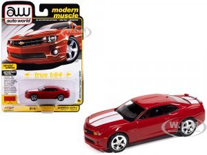 2010 Chevrolet Camaro RS/SS Victory Red with White Stripes Modern Muscle Series