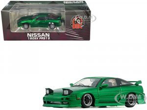 Nissan 180SX PRS13 RHD (Right Hand Drive) Green Metallic with Extra Wheels and Accessories