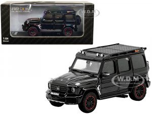 2020 Mercedes-AMG G63 Brabus G-Class with Adventure Package Obsidian Black with Carbon Hood with Roof Rack AR Box Series
