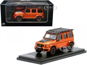 2020 Mercedes-AMG G63 Brabus G-Class with Adventure Package Copper Metallic with Carbon Hood with Roof Rack AR Box Series