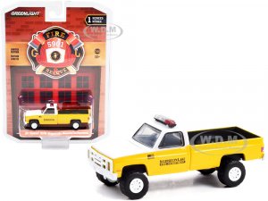 1987 Chevrolet M1008 Pickup Truck Yellow and White Sturgeon Lake Fire Department (Minnesota) Fire & Rescue Series 1