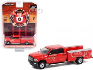 2017 Ram 3500 Dually Service Truck Red Los Angeles County Fire Department (California) Fire & Rescue Series 1
