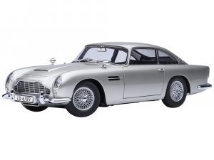 Aston Martin DB5 RHD (Right Hand Drive) Birch Silver 007 James Bond Goldfinger (1964) Movie
