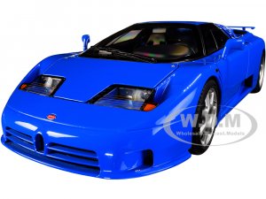 Bugatti EB110 SS Super Sport French Racing Blue with Silver Wheels