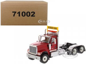 International HX520 Day Cab Tandem Tractor Red
