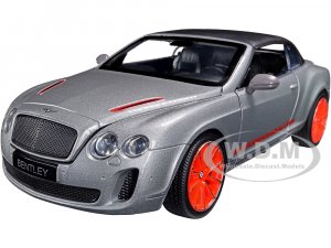 Bentley Continental Supersports ISR Gray Metallic with Black Top and Red Wheels