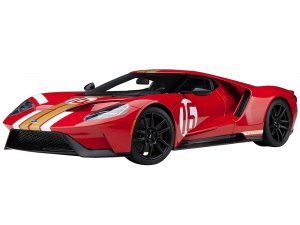 Ford GT Heritage Edition #16 Alan Mann Red Metallic with Gold Stripes