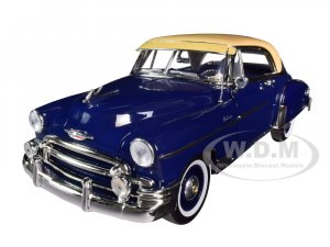 1950 Chevrolet Bel Air Dark Blue with Cream Top Timeless Legends