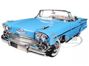 1958 Chevrolet Impala Convertible Light Blue Timeless Classics
