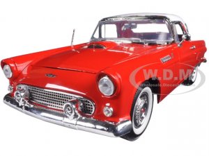 1956 Ford Thunderbird Hardtop Red with White Top American Classics