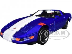 1996 Chevrolet Corvette Grand Sport Blue Metallic with White Stripes Timeless Legends Series