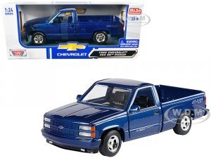 1992 Chevrolet 454 SS Pickup Truck Blue Metallic