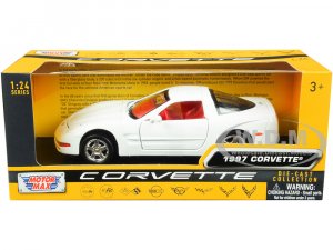 1997 Chevrolet Corvette C5 Coupe White with Red Interior History of Corvette Series