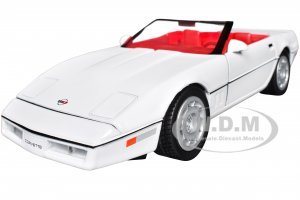 1986 Chevrolet Corvette C4 Convertible White with Red Interior Timeless Legends Series