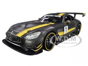 Mercedes AMG GT3 #1 Matt Gray with Yellow Stripes GT Racing