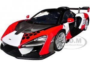 McLaren Senna #22 Black with Red and White Graphics GT Racing Series