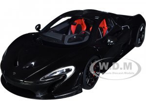 McLaren P1 Fire Black with Red and Black Interior