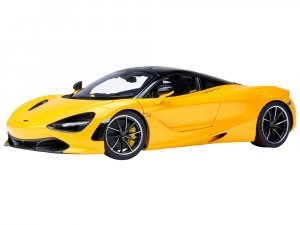 McLaren 720S Volcano Yellow with Black Top and Carbon Accents