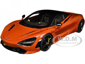 McLaren 720S Azores Orange Metallic with Black Top and Carbon Accents