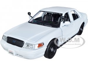 2010 Ford Crown Victoria Police Interceptor Unmarked White Custom Builders Kit Series