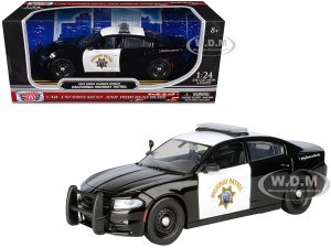 2023 Dodge Charger Pursuit Police Car California Highway Patrol Black and White Law Enforcement and Public Service Series