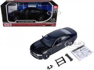 2023 Dodge Charger Pursuit Police Car Black Custom Builders Kit - Law Enforcement and Public Service Series